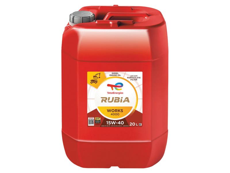 RUBIA WORKS 4000 15W/40 20L Image 1