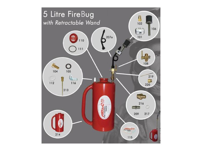 Chubb Firebug Drip Torch Fixed Wand Image 1