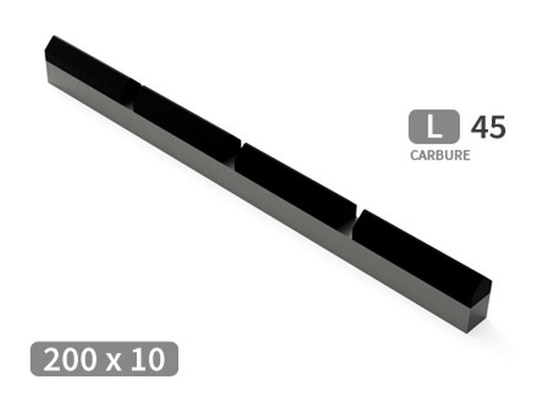 Cutting set with triangular carbide inserts, 4 separate inserts. Image 1