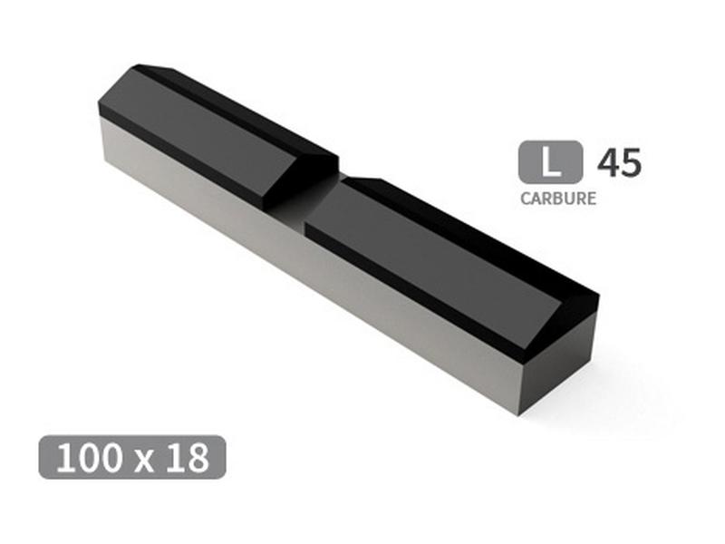 Set for harrow with 2 separate carbide inserts. Image 1