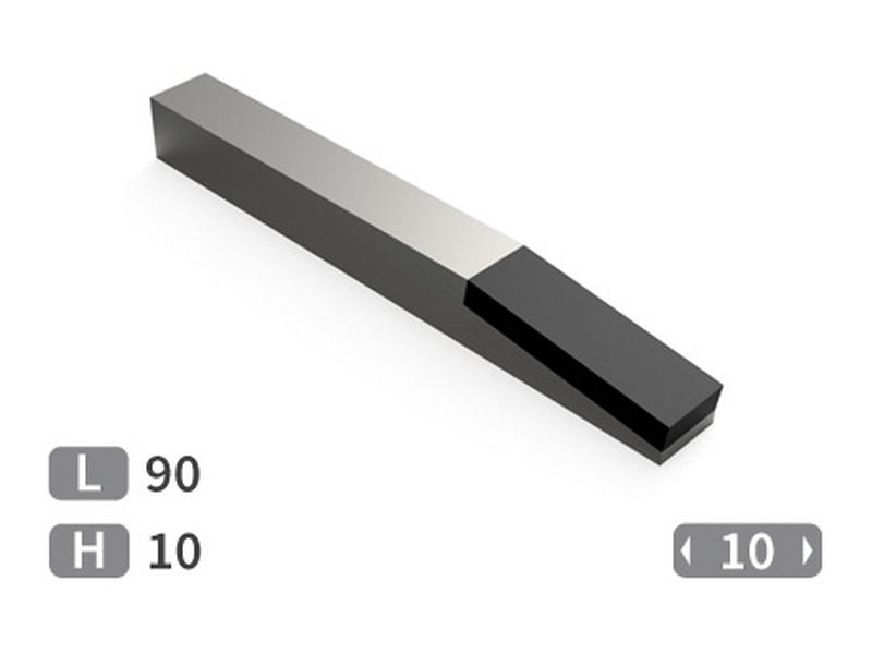 Weld-on square tip with carbide inserts. Image 1