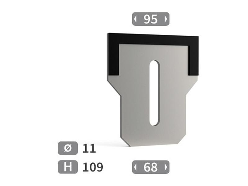 Scraper with carbide inserts. Image 1