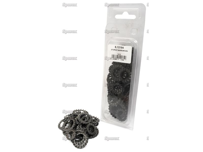 Imperial External Shakeproof Washers (DIN or Standard No. DIN 6798A) 120 pcs. Agripak