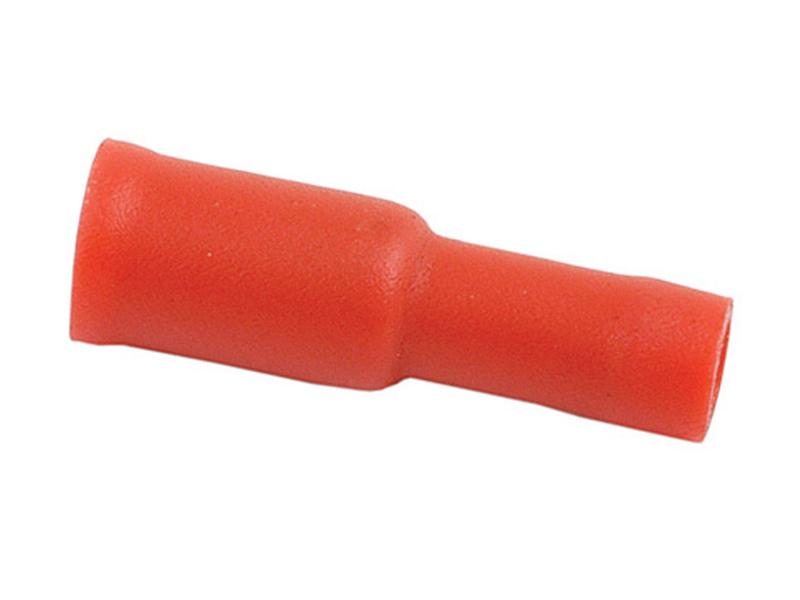 Pre Insulated Bullet Terminal - Female, 4.0mm, Red (0.5 - 1.5mm) Image 1