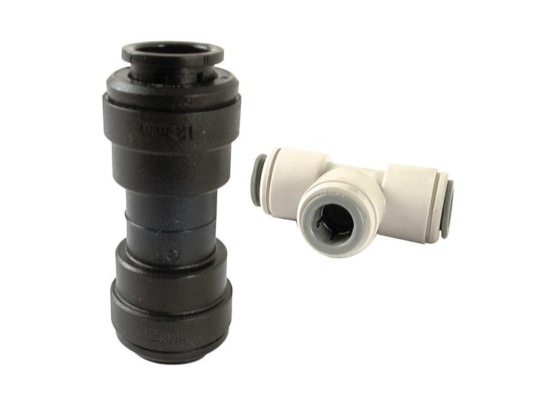Equal Straight Connector - 12mm Image 1