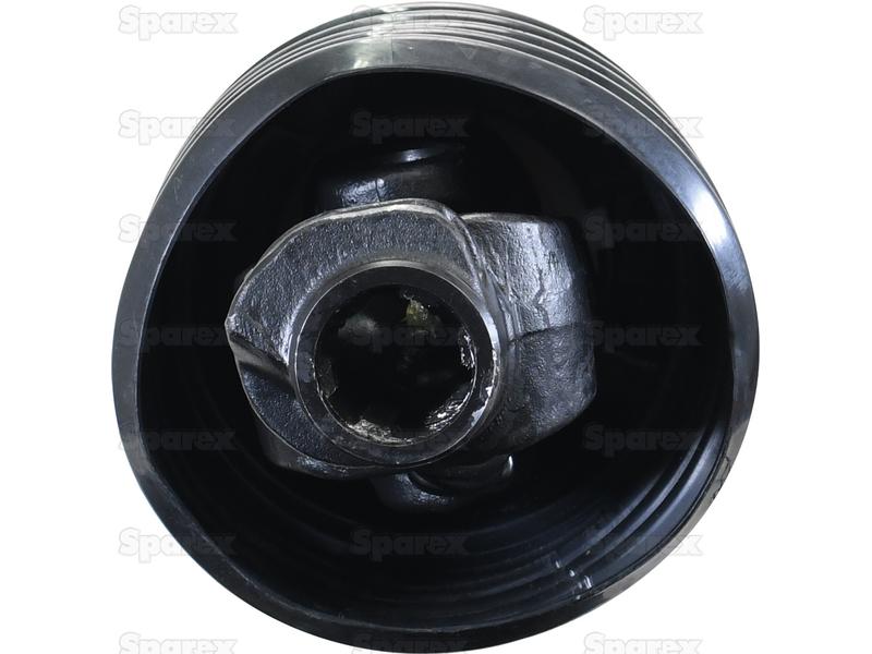 PTO Shaft - (Lz) Length: 1210 MM, 1 3/8in X 6 Spline Q.r. to 1 3/8in X 6 Spline Q.r. - Sparex Part S.164269