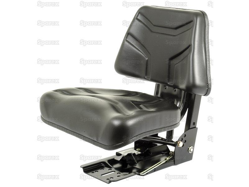 Seat assembly - Flat back - Black - Eco version