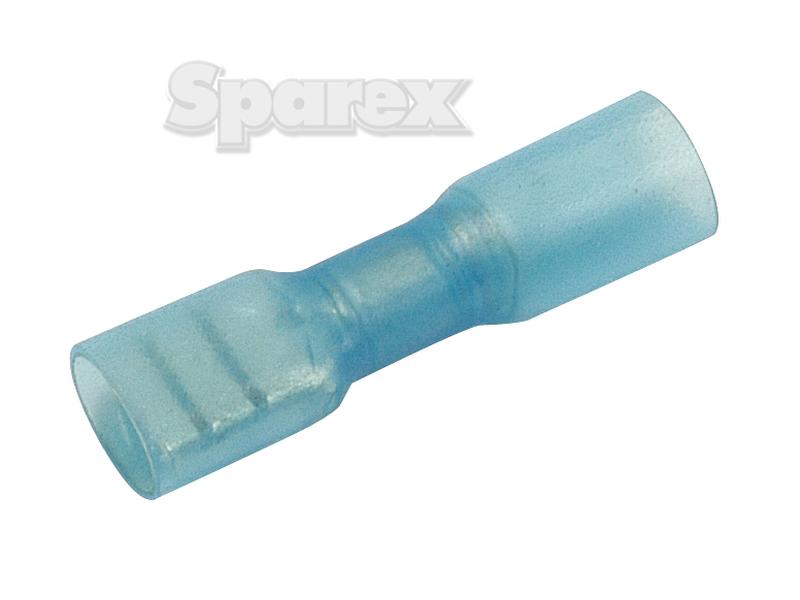 Heat Shrink Insulated Female Spade Terminal - Blue