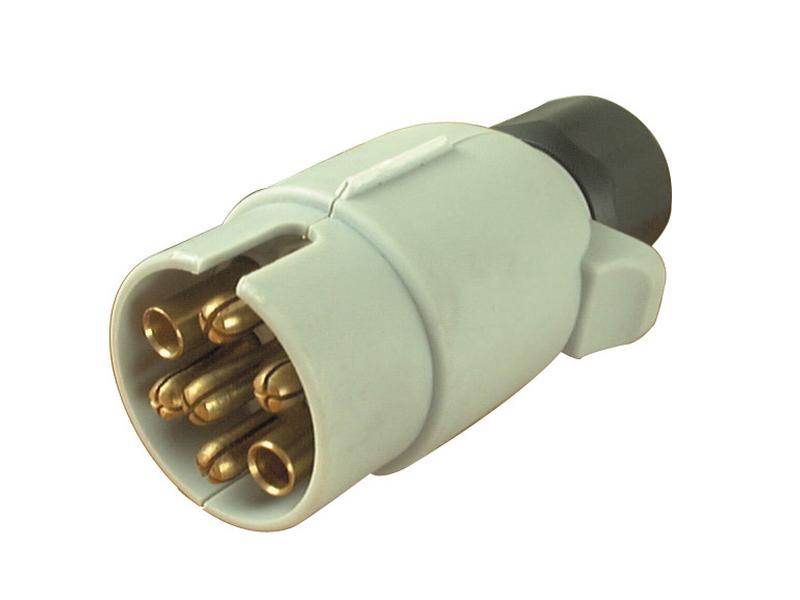 7 Pin Auxiliary Caravan Plug 12v (Plastic) Image 1