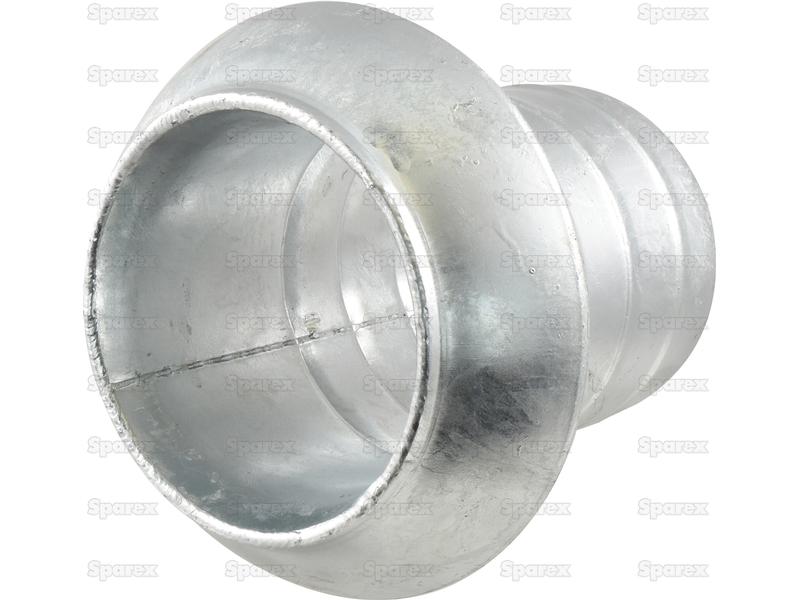 Coupling with Hose End - Male 8\'\' (216mm) x8\'\' (200mm) (Galvanised)