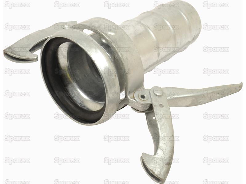 Coupling with hose end - Female 8\'\' (216mm) x8\'\' (200mm) (Galvanised)