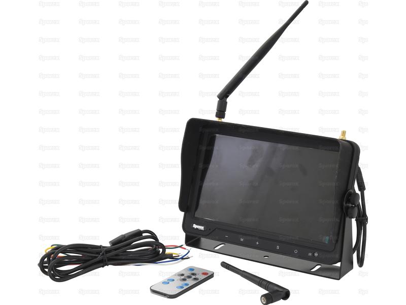 Wireless Digital Vehicle Camera System 9\'\' Monitor, x1 Camera, Cable, Remote Control & Antenna