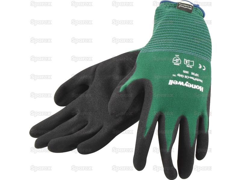 Oil Grip Nitrile Gloves - 9/L