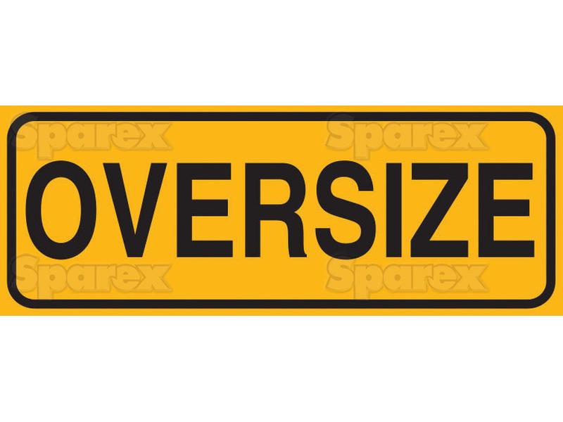 Oversize Sign - 1200 x 450mm (Decal)