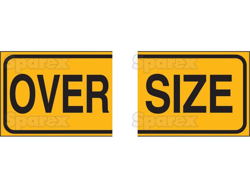 Oversize Sign - 1200 x 450mm (Decal (2 pc.))