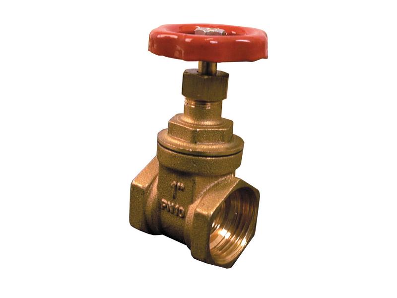 Gate Valve, 1 BSP - Brass Image 1