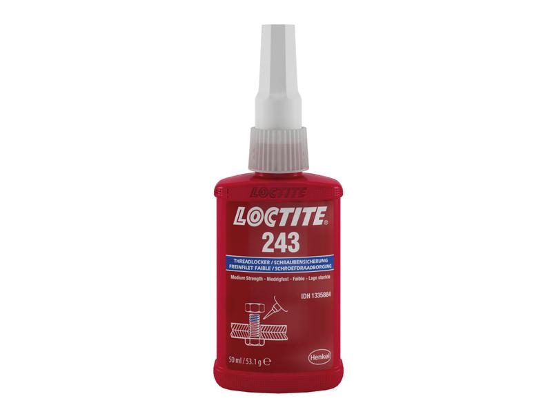 LOCTITE® 243 Blue Medium Strength Threadlocker - 50ml