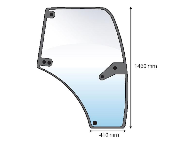Door Glass RH - Sparex Part S.100437 main image 1