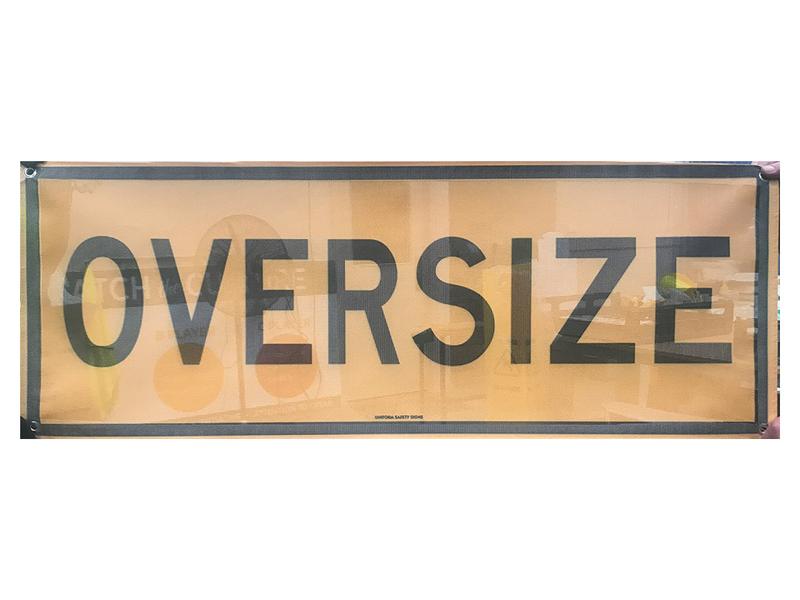 Oversize Sign - 1200 x 450mm (Banner Mesh)