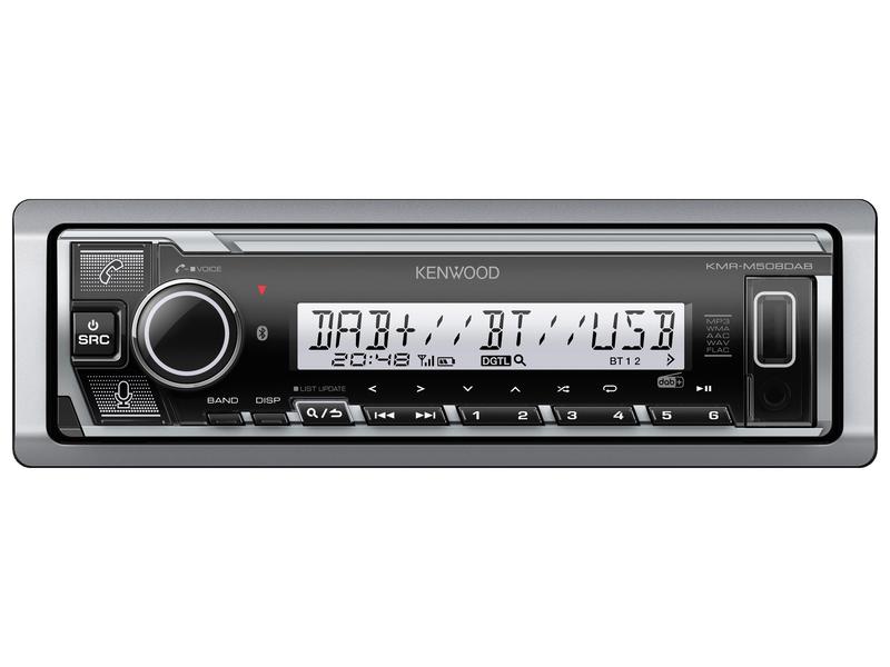 Radio - Alexa | DAB+ | Bluetooth | Short body | iPod-iPhone | USB | Receiver (KMR-M508DAB) Image 1