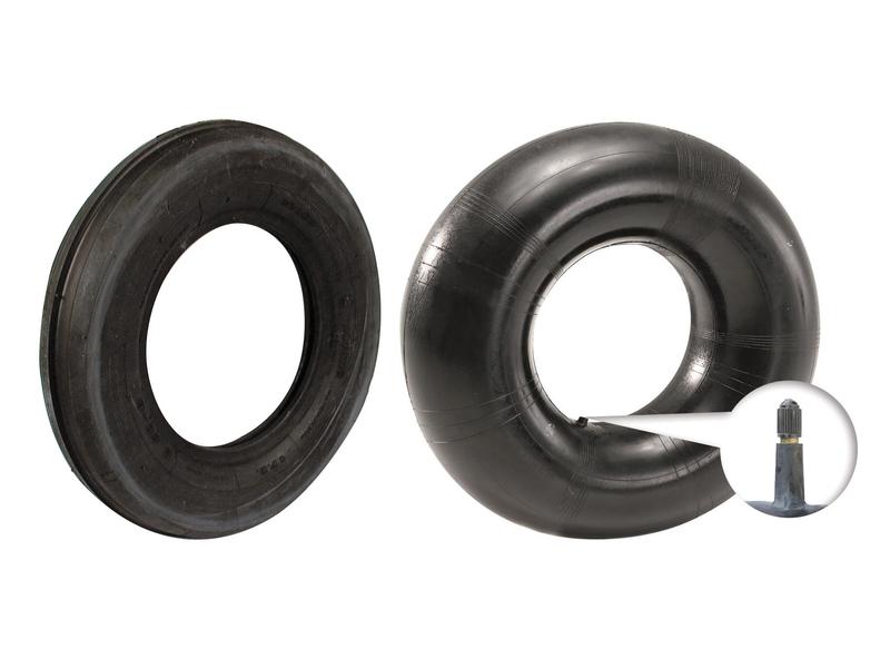 Tyre & Tube Set, 3.50 - 8, 4PR, TR13 Straight Valve Image 1