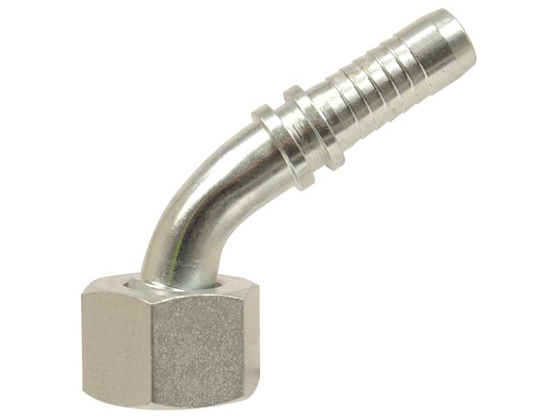 Dicsa Metric 24° Hose Insert 3/8\'\' x M22 x 1.5 (15L) 135° Swept Swivel With O-Ring Image 1