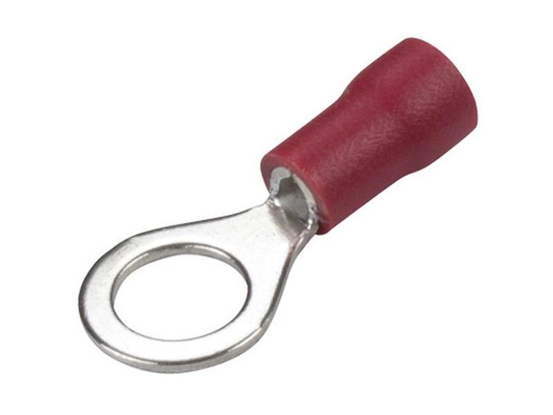 Pre Insulated Ring Terminal, Double Grip, 8.4mm, Red (0.5 - 1.5mm)