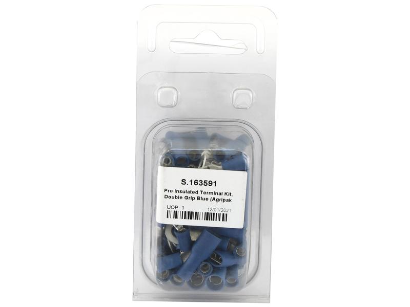 Agripak 80 pcs. Pre Insulated Terminal Kit Blue Image 1
