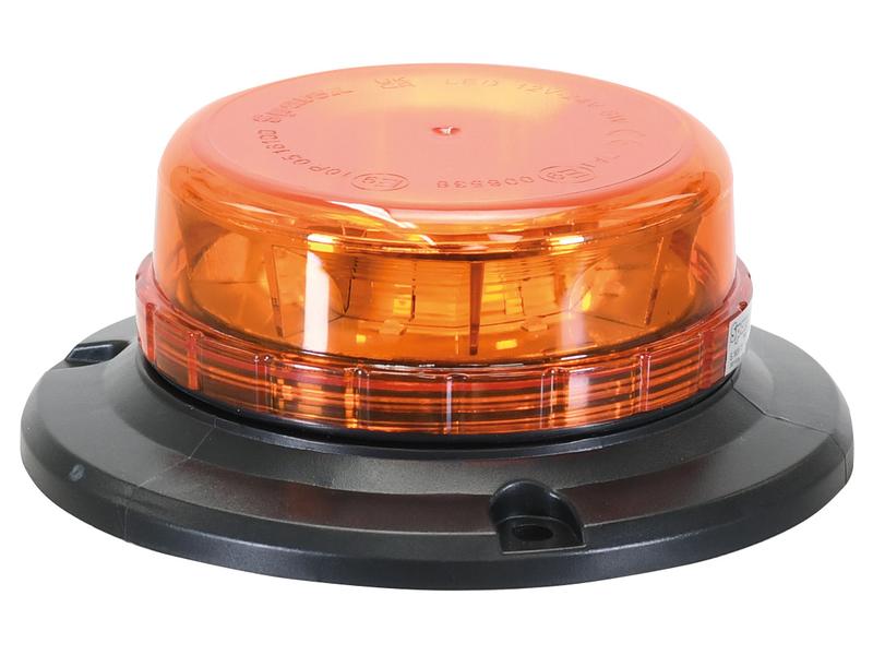 LED Rotating Beacon (Amber), Interference: Class 3, Bolt on, 12/24V