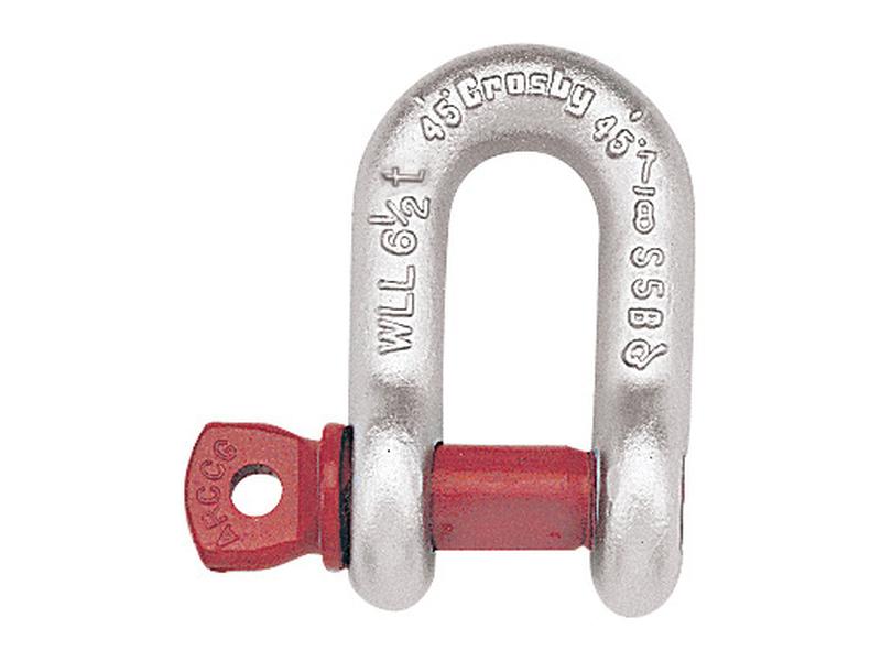 Screw Pin Chain Shackle G210 - SWL: 1/2T, Size: 1/4\'\' (5 pcs.) Image 1