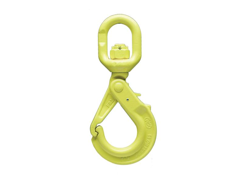 Swivel Safety Hook with Griplatch - LKBK-7/8-10, Chain Ø: 8mm Image 1