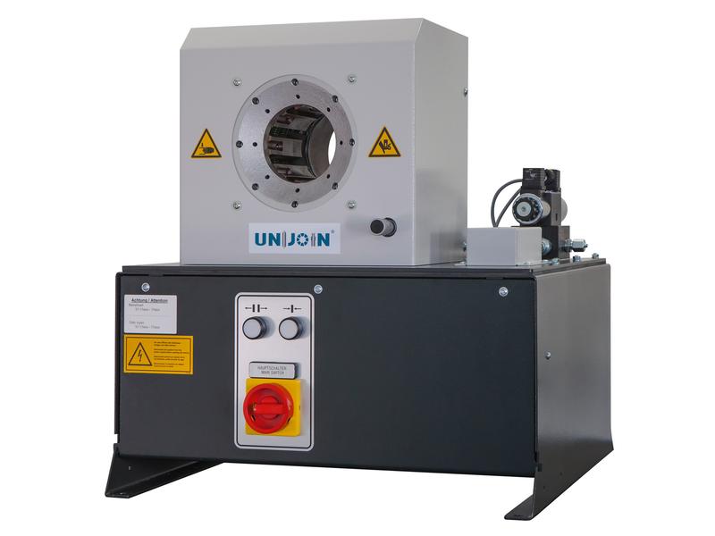 UNIFLEX Electrically Operated Hydraulic Hose Assembly Machine UG 20 Ecoline (1/4\'\' - 1 1/2\'\' 2 Wire & 1/4\'\' - 1 1/4\'\' 4 Wire)
