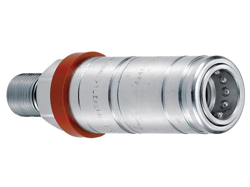 Faster Quick Release Hydraulic Coupling Female 1/2\'\' Body x 1/2\'\' BSP Male Bulkhead Image 1