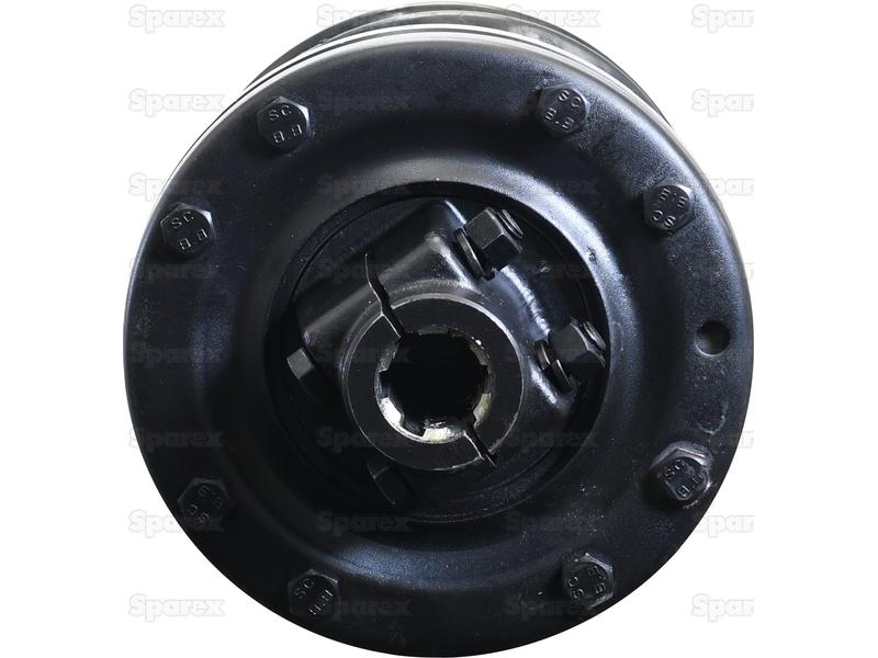 GARDLOC PTO Shaft - (Lz) Length: 560 MM, 1 3/8in X 6 Spline Q.r. to 1 3/8in X 6 Spline Q.r. - Sparex Part S.128678