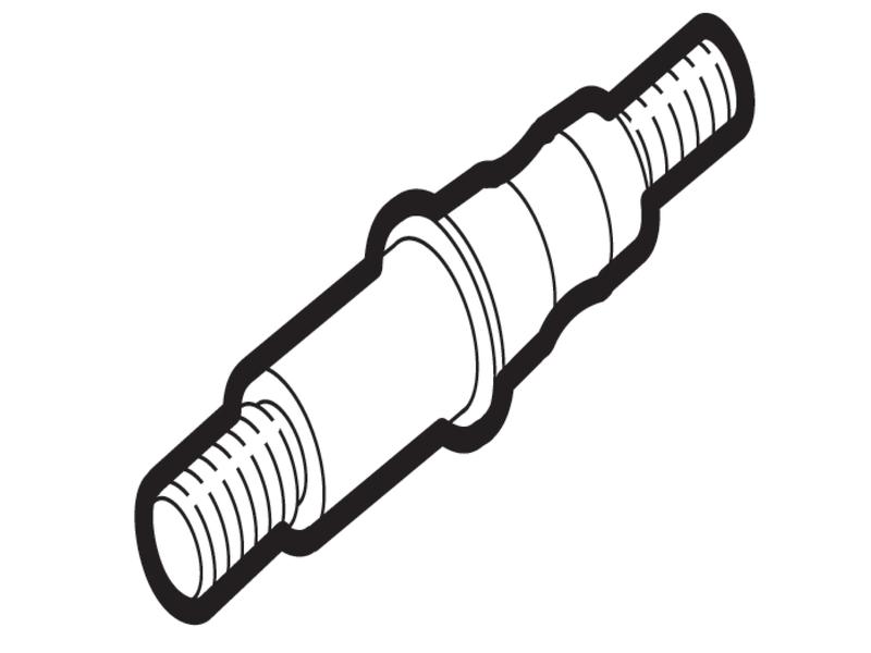 Pin Down Threads Lower link implement pin dual Thread size 5/8x Cat.