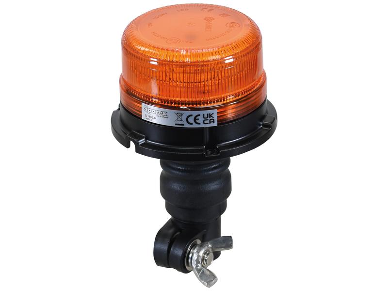 LED Beacon, Amber, Flexible Pin 12-24V Image 1