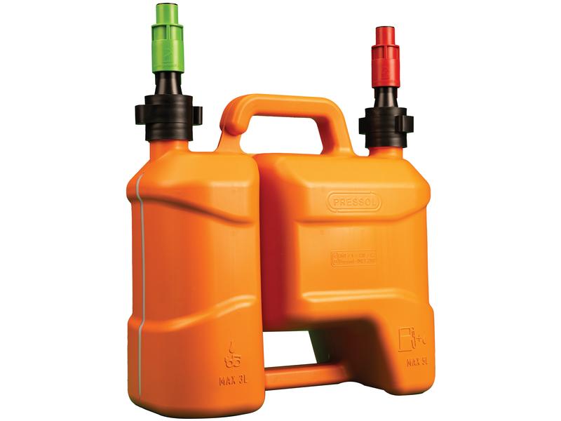 Combination Can, 5ltr(s) Fuel, 3ltr(s) Chain Oil, with Automatic Fill