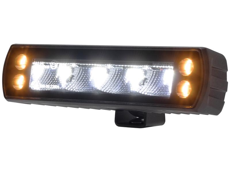 LED Work Light Bar with Warning Light Flood Beam Lumens Raw 3200 Overall length 192mm 9-36V Image 1