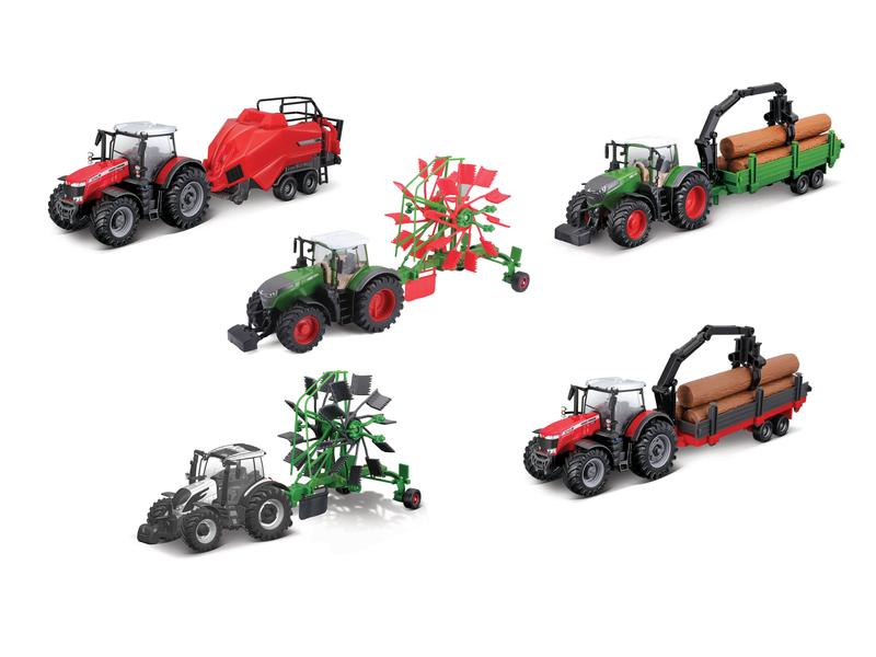 10cm Scale Bburago Agco Assortment Image 1
