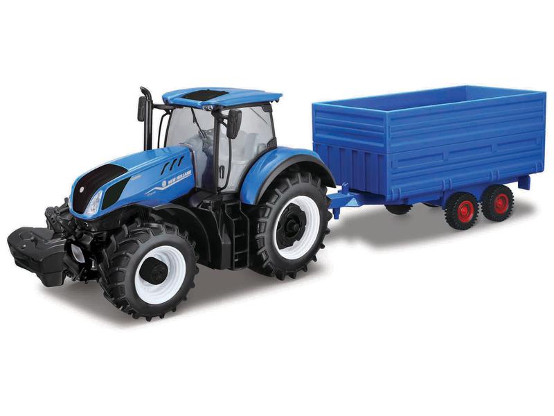 1/32 Scale Bburago New Holland Trailor Image 1