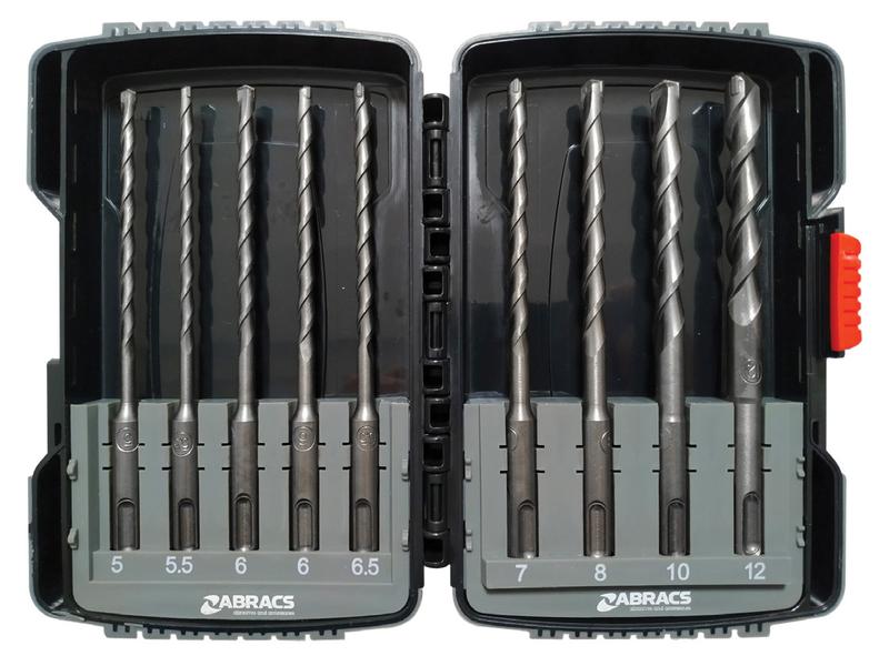 SDS & Masonry Drill Bit Set Pk of 9 pcs. (Reinforced Case) Image 1