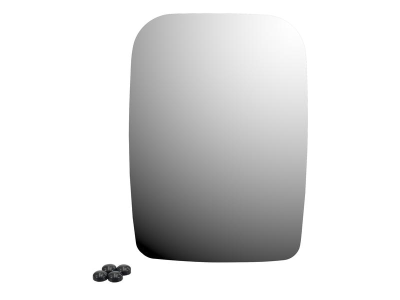 Replacement Mirror Glass - Rectangular, (Convex), 303.5 x 214.5mm Image 1