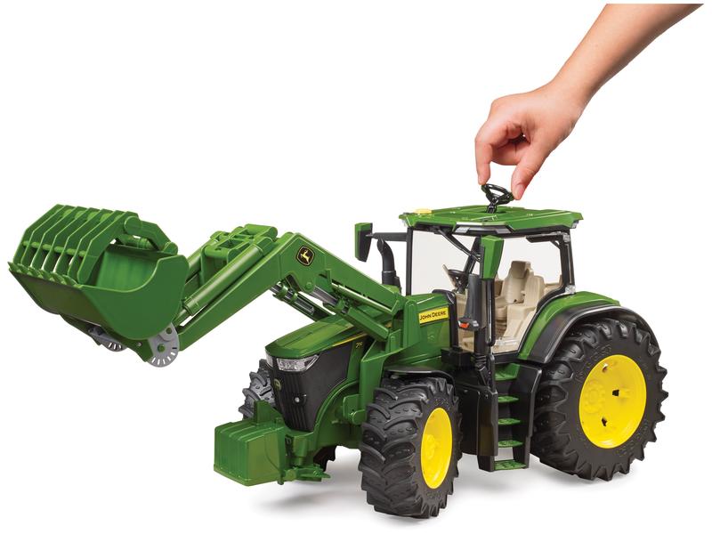 1/16 Scale Bruder John Deere 7R 350 Tractor with Loader, Grapple