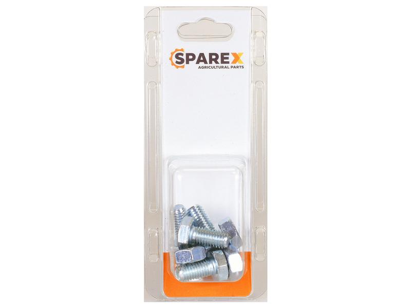 Agripak 6 pcs. Metric Bolt M10x20mm Image 1