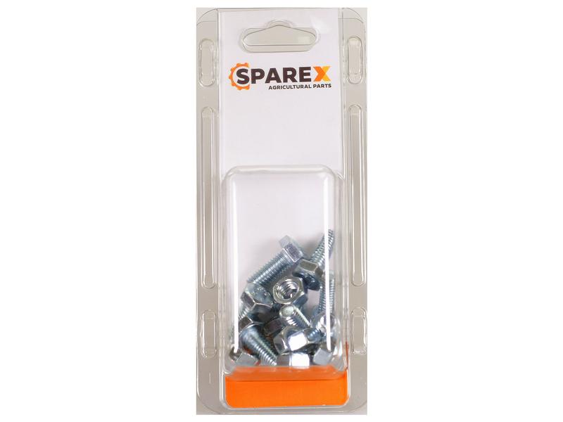 Agripak 10 pcs. Metric Bolt M8x20mm Image 1