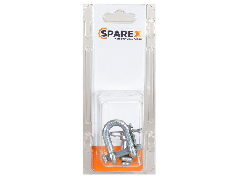 Agripak 2 pcs. D Shackle Pin 6mm Jaw 13mm Image 1