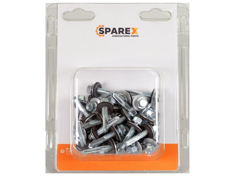 Agripak 50 pcs. HexH TEK Screws, 5.5x32mm Image 1