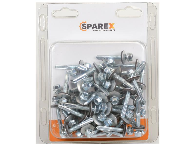 Agripak 50 pcs. HexH TEK Screws, 5.5x38mm Image 1