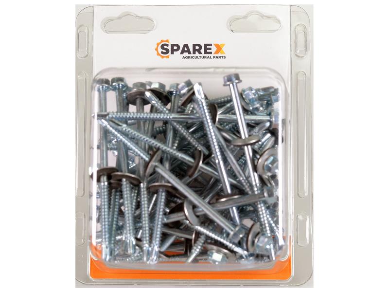 Agripak 50 pcs. HexH TEK Screws, 5.5x98mm Image 1