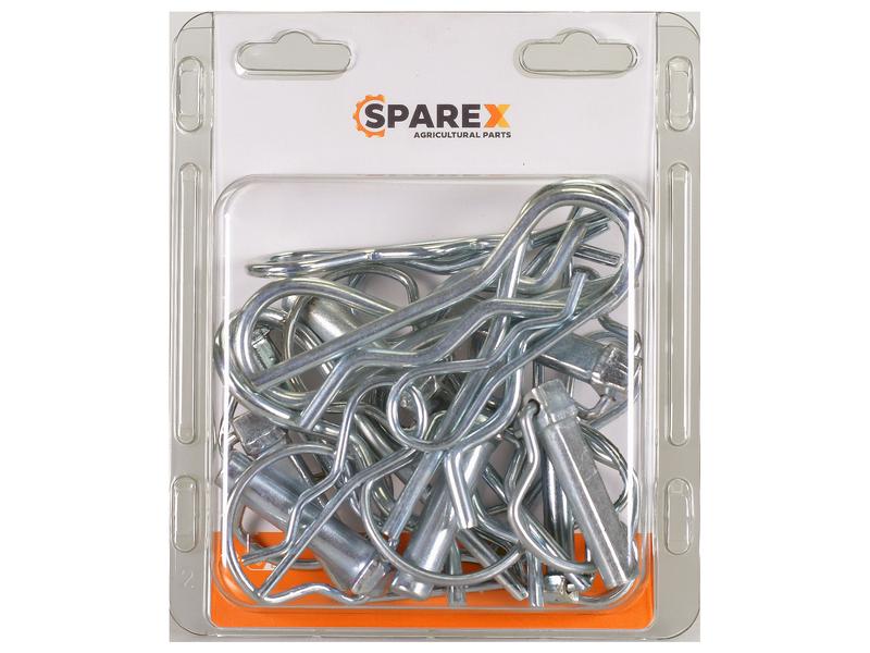 Agripak 20 pcs. Linch Pin & Grip Clips Combination Image 1